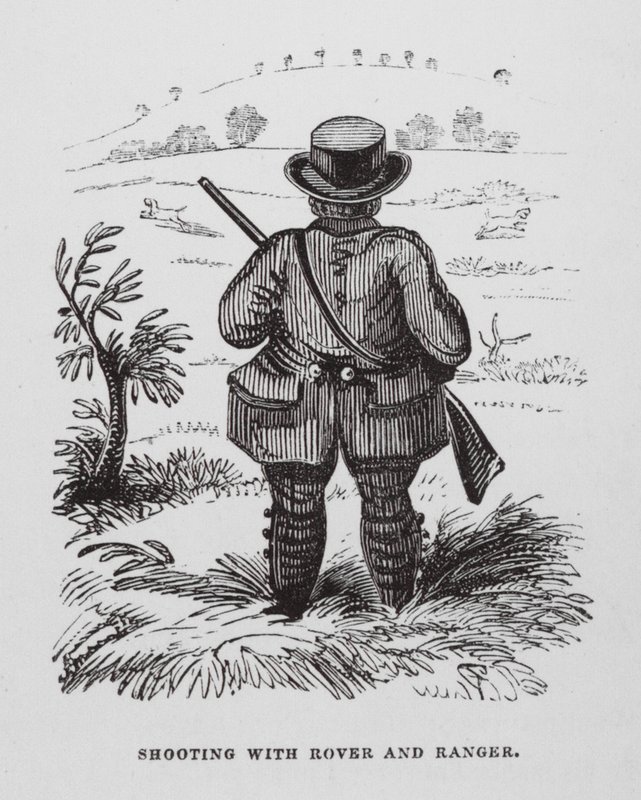 Lövés Roverrel és Rangerrel (metszet) alkotó: English School