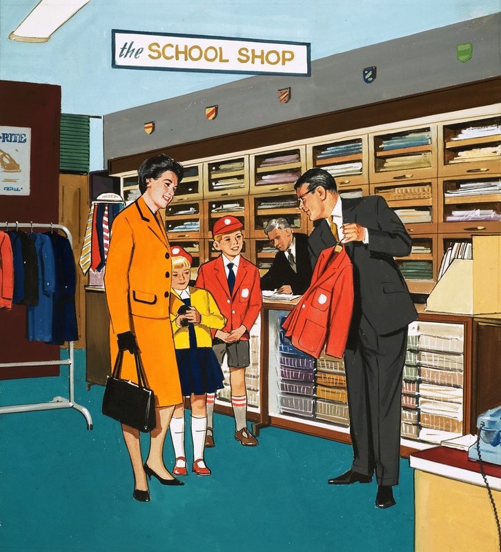 Elárusítónő alkotó: English School