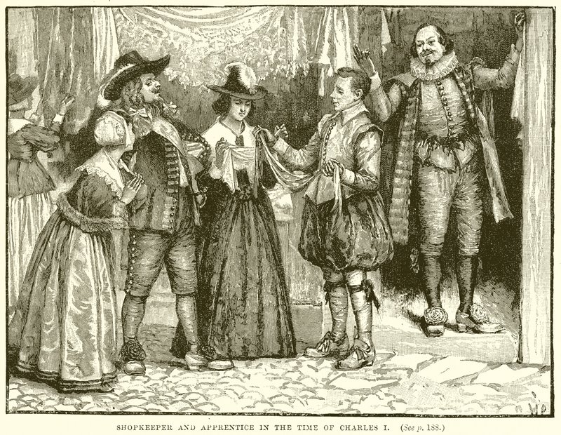 Boltos és tanonc I. Károly idejében alkotó: English School