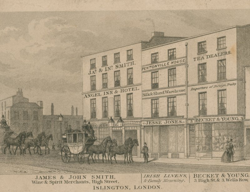 Üzletek Islingtonban, Londonban alkotó: English School