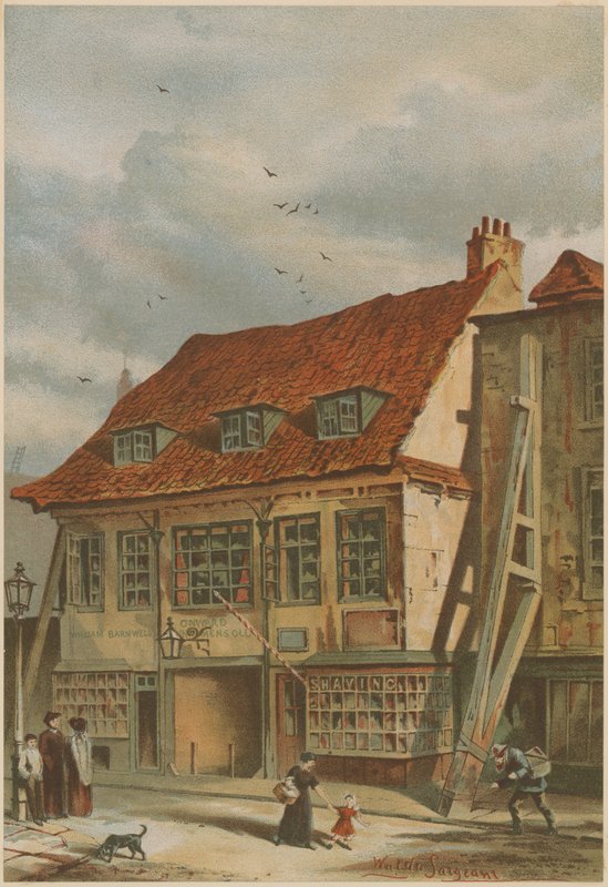 Üzletek Lambethben alkotó: English School