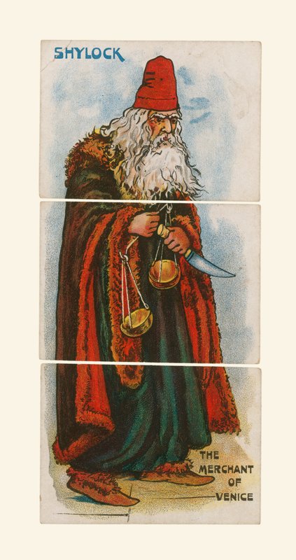 Shylock, Velence kereskedője alkotó: English School