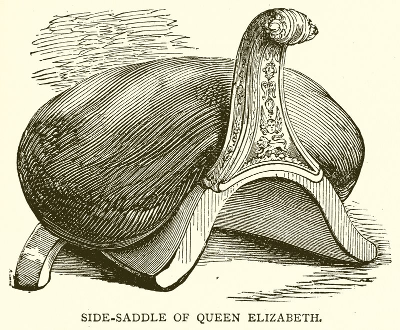 Erzsébet királyné oldalnyerge alkotó: English School