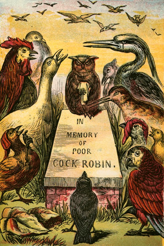 Sóhajtva és zokogva szegény Cock Robinért alkotó: English School