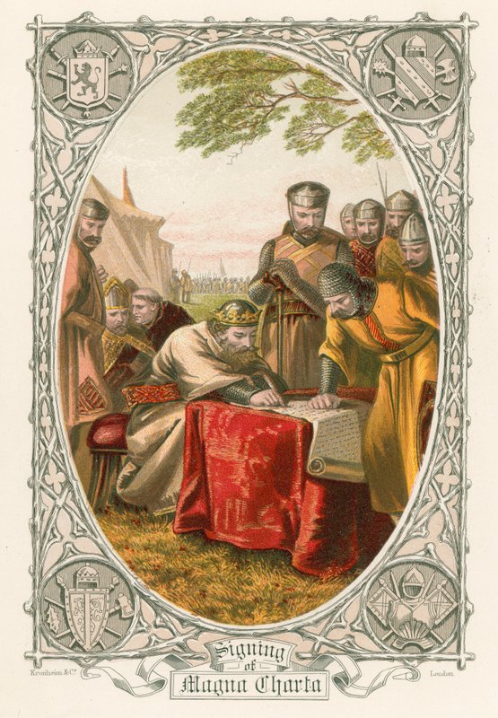 A Magna Carta aláírása alkotó: English School