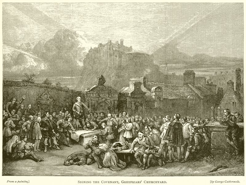 A Szövetség aláírása, Greyfriars Churchyard alkotó: English School