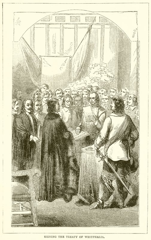 A vesztfáliai szerződés aláírása alkotó: English School