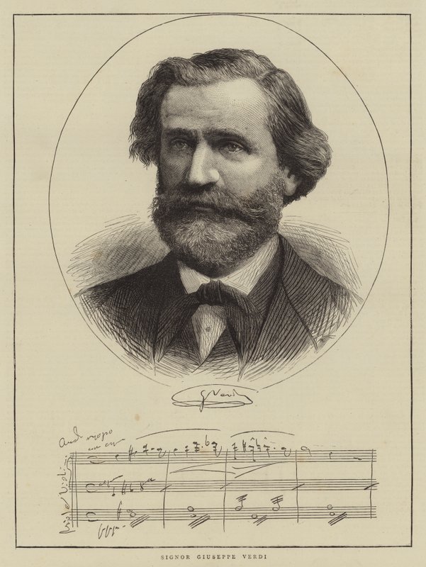 Signor Giuseppe Verdi (metszet) alkotó: English School