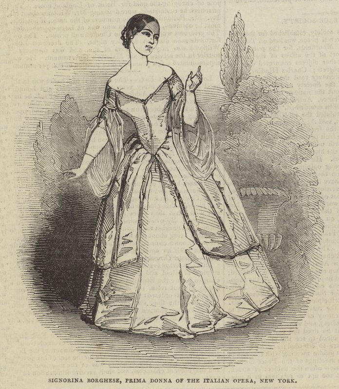 Signorina Borghese, a New York-i Olasz Opera Prima Donna alkotó: English School