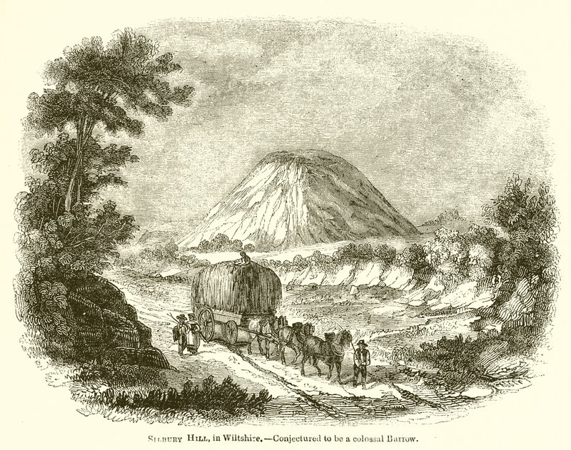 Silbury Hill, Wiltshire. – Kolosszális Barrownak sejtik alkotó: English School