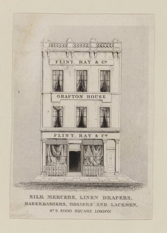 Silk Mercer, Flint Ray & Co, kereskedelmi kártya alkotó: English School