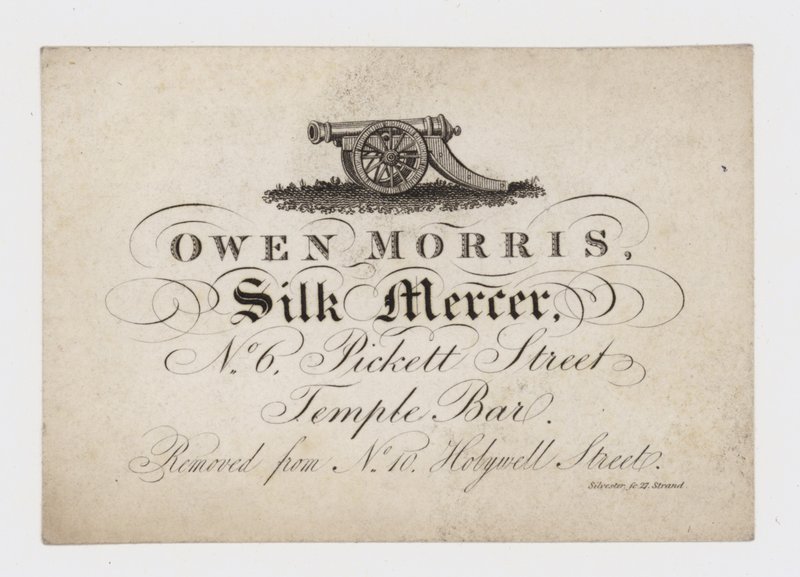 Silk Mercer, Owen Morris, kereskedelmi kártya alkotó: English School