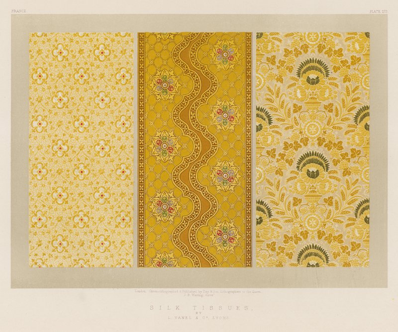 Silk Tissues, L Vanel and Co, Lyons alkotó: English School