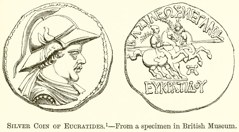 Eukratidész ezüst érme alkotó: English School