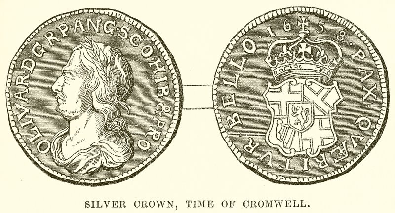 Ezüst korona, Cromwell ideje alkotó: English School