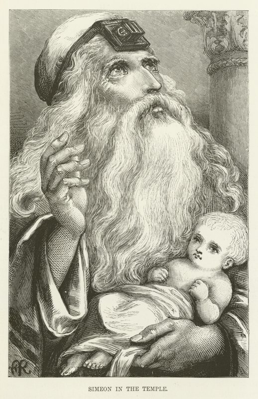 Simeon a templomban alkotó: English School