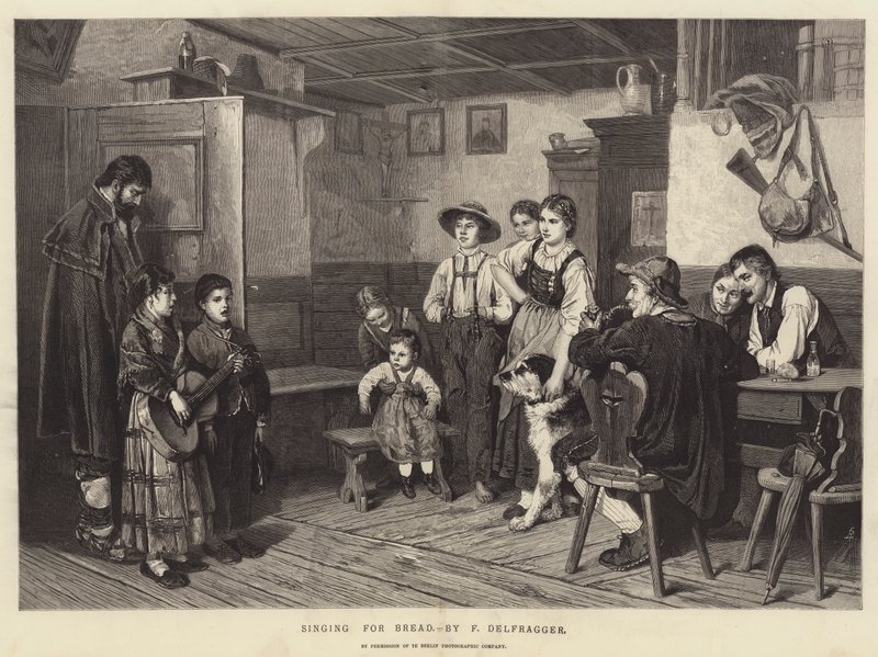Ének a kenyérért (metszet) alkotó: English School