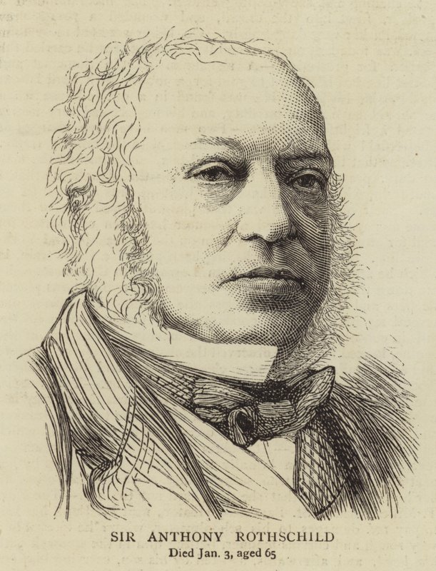 Sir Anthony Rothschild (metszet) alkotó: English School