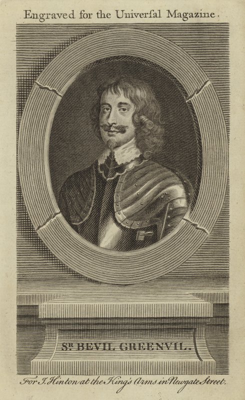 Sir Bevil Greenvil alkotó: English School