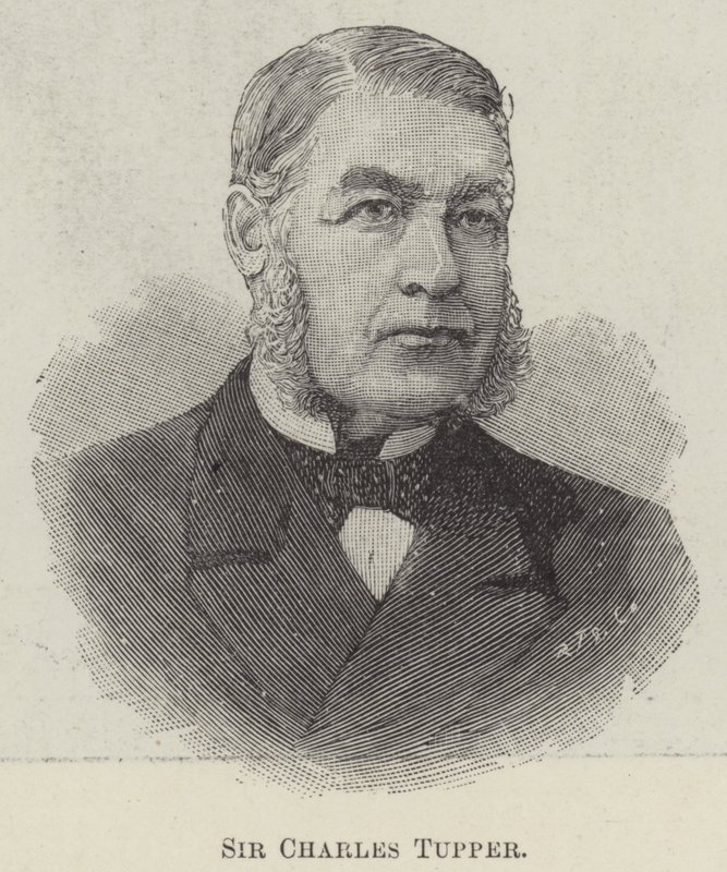 Sir Charles Tupper (metszet) alkotó: English School