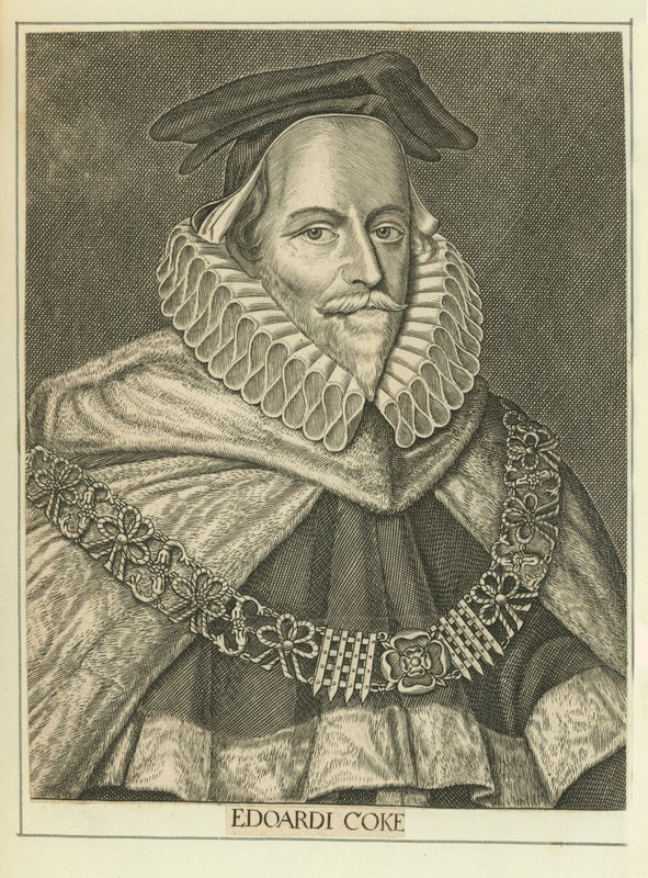 Sir Edward Coke alkotó: English School