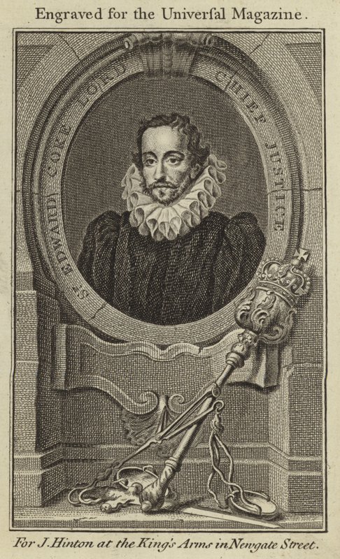 Sir Edward Coke, Lord főbíró alkotó: English School