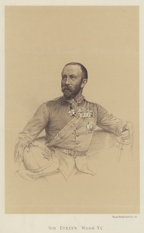 Sir Evelyn Wood, VC (litho) alkotó: English School