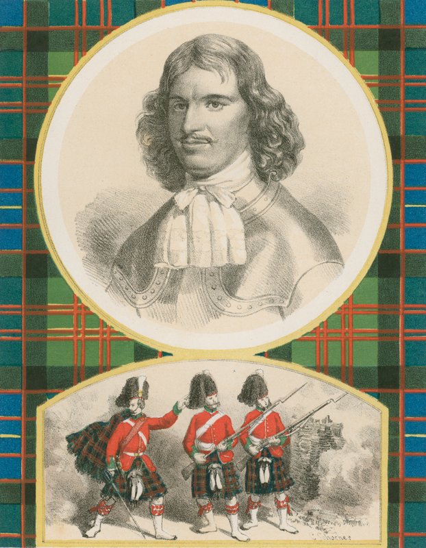 Sir Ewen Cameron Lochielből. A hetvenkilencedik, vagy Cameron Highlanders. alkotó: English School