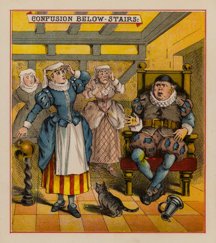 Sir Francis Drake és goblinjai (színes litó) alkotó: English School