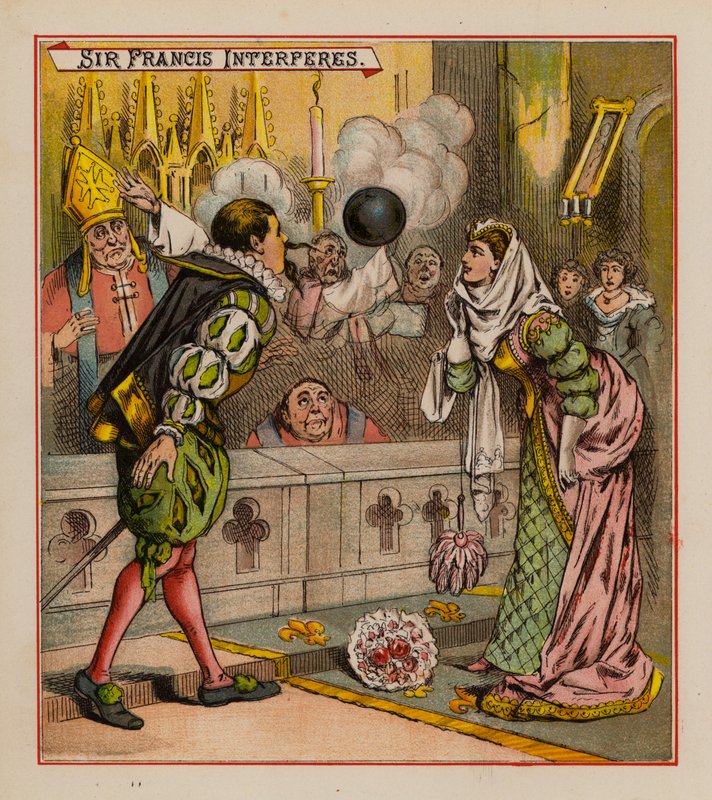 Sir Francis Drake és goblinjai (színes litó) alkotó: English School