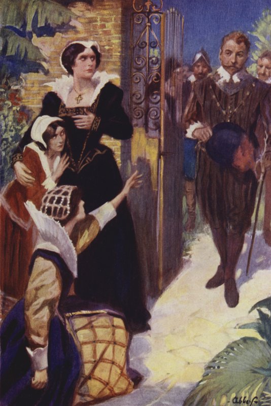 Sir Francis Drake sietve telefonál Panamában (színes litó) alkotó: English School