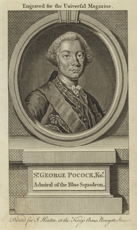 Sir George Pocock, lovag, a Kék Osztag tengernagya alkotó: English School