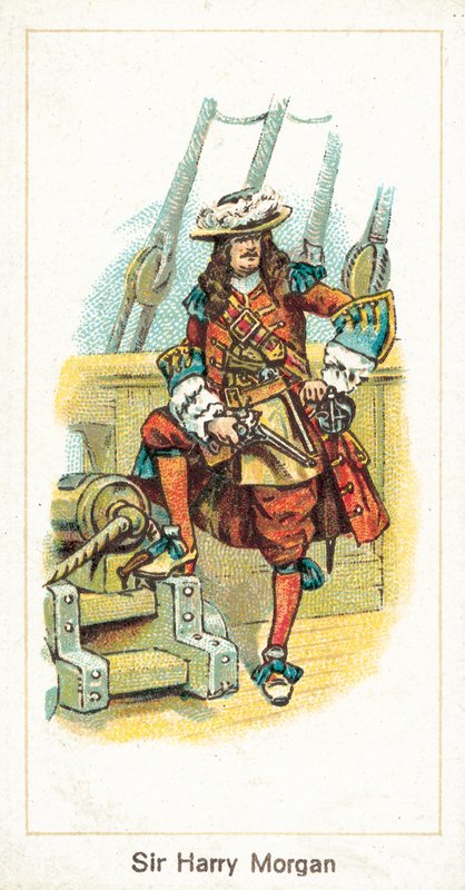 Sir Harry Morgan (chromolitho) alkotó: English School