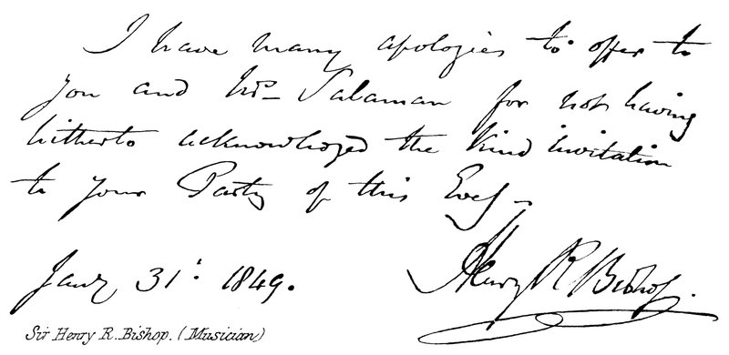 Sir Henry R Bishop, (zenész) alkotó: English School