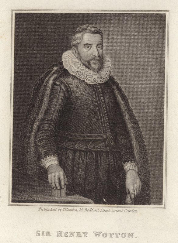 Sir Henry Wotton angol diplomata és politikus alkotó: English School