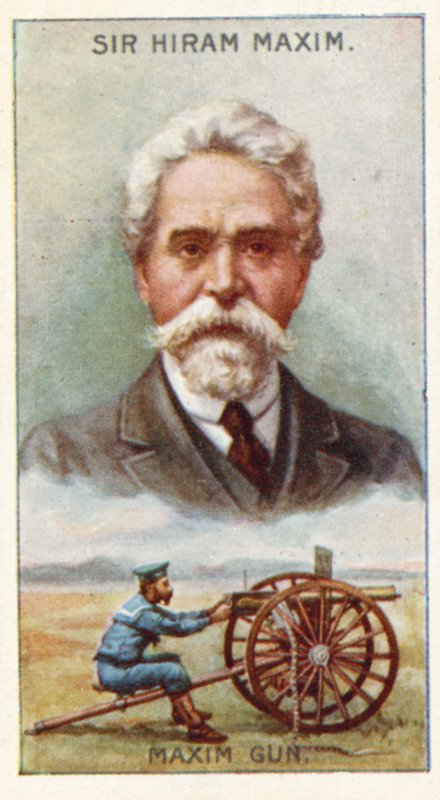 Sir Hiram Maxim, Maxim Gun alkotó: English School