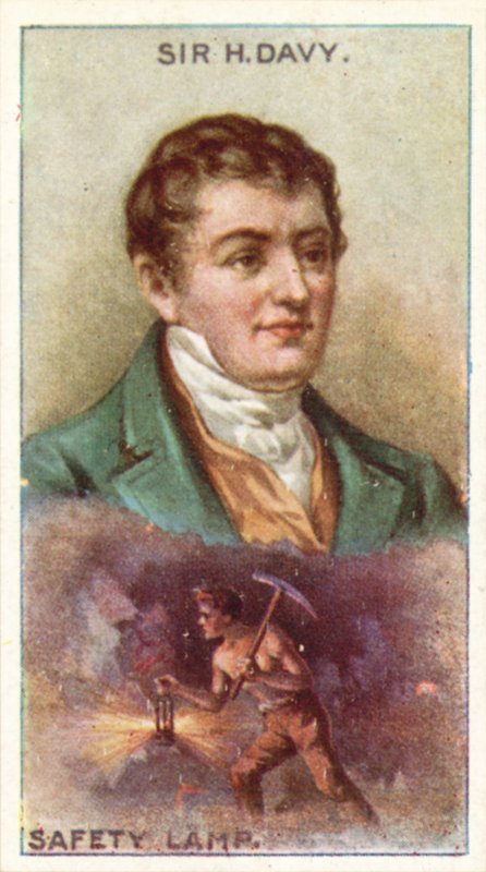 Sir Humphry Davy, biztonsági lámpa alkotó: English School