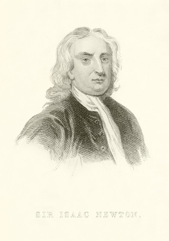 Sir Isaac Newton alkotó: English School