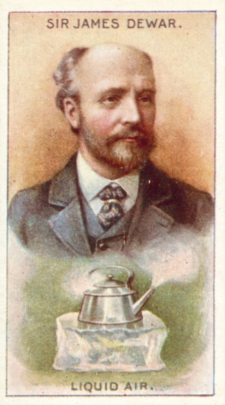 Sir James Dewar, Liquid Air alkotó: English School