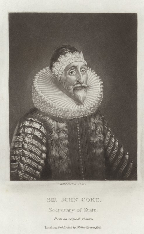 Sir John Coke alkotó: English School