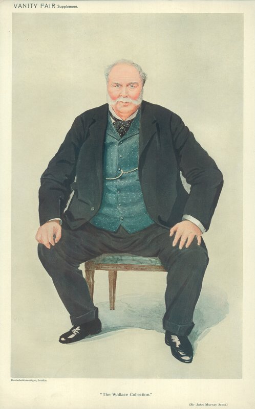 Sir John E A Murray Scott, The Wallace Collection, 1909. április 14., Vanity Fair rajzfilm alkotó: English School
