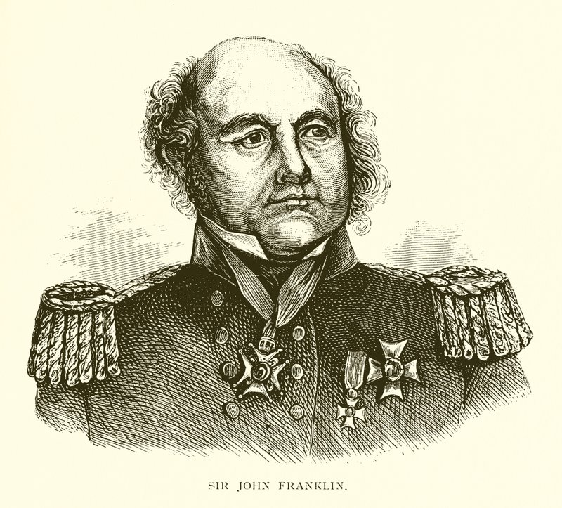 Sir John Franklin alkotó: English School