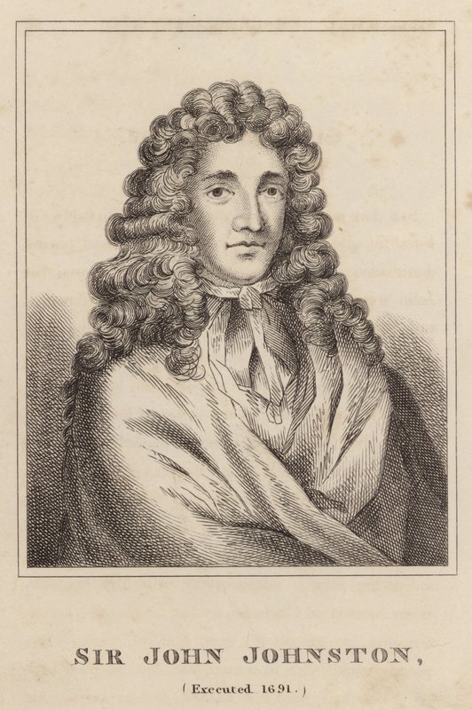 Sir John Johnston, kivégezve 1691 alkotó: English School