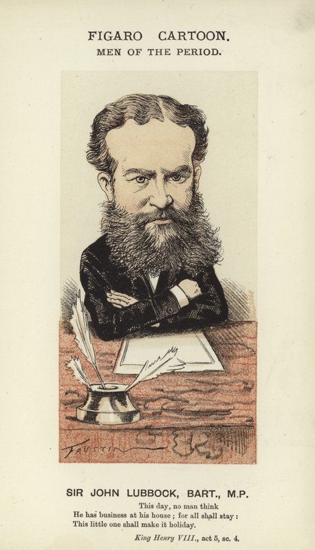 Sir John Lubbock angol politikus alkotó: English School