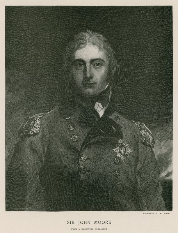 Sir John Moore alkotó: English School