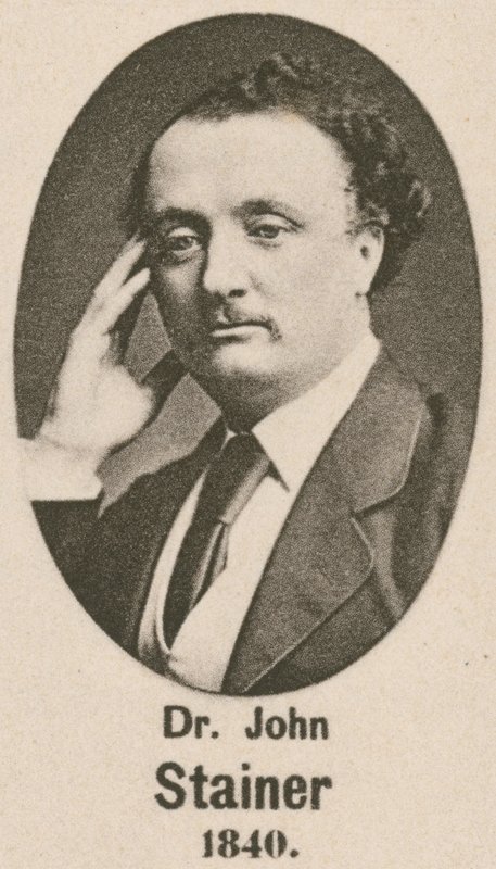 Sir John Stainer (mélynyomás) alkotó: English School