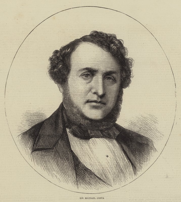 Sir Michael Costa (metszet) alkotó: English School