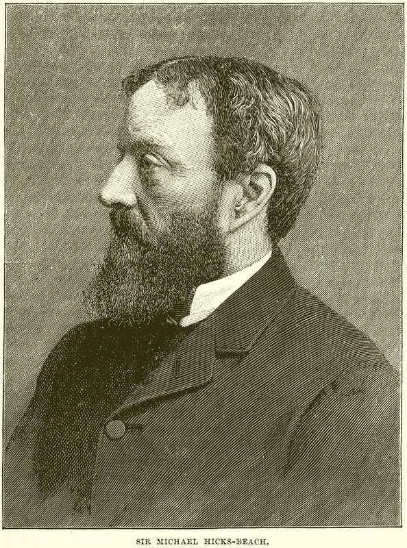Sir Michael Hicks-Beach alkotó: English School