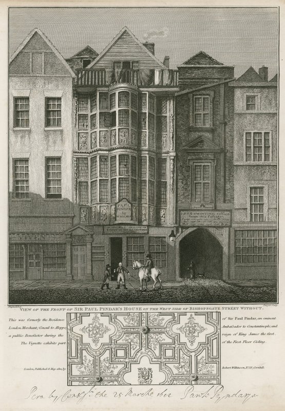 Sir Paul Pindars Bishopsgate háza alkotó: English School