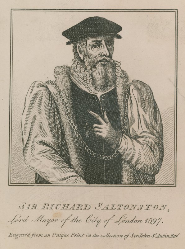 Sir Richard Saltonston, London főpolgármestere 1597 alkotó: English School